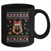 Merry Christmas Ugly Xmas German Shepherd Santa Hat Funny Mug | siriusteestore