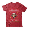 Merry Christmas Ugly Xmas Golden Retriever Santa Hat Funny Shirt & Sweatshirt | siriusteestore