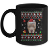 Merry Christmas Ugly Xmas Pitbull Santa Hat Funny Mug | siriusteestore