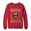 Merry Christmas Ugly Xmas Yorkie Santa Hat Funny Shirt & Sweatshirt | siriusteestore
