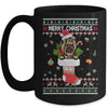 Merry Christmas Yorkie In Sock Dog Funny Ugly Xmas Mug | siriusteestore
