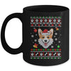 Merry Corgmas Christmas Ugly Xmas Corgi Santa Hat Funny Mug | siriusteestore