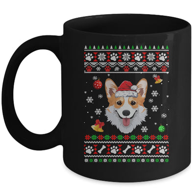 Merry Corgmas Christmas Ugly Xmas Corgi Santa Hat Funny Mug | siriusteestore