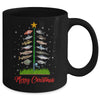 Merry Fishmas Christmas Tree Fish Funny Fishing Mug | siriusteestore