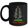 Merry Fishmas Christmas Tree Fish Funny Fishing Mug | siriusteestore