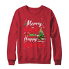 Merry Fitness Happy New Rear Workout Gym Christmas Men Women Shirt & Sweatshirt | siriusteestore