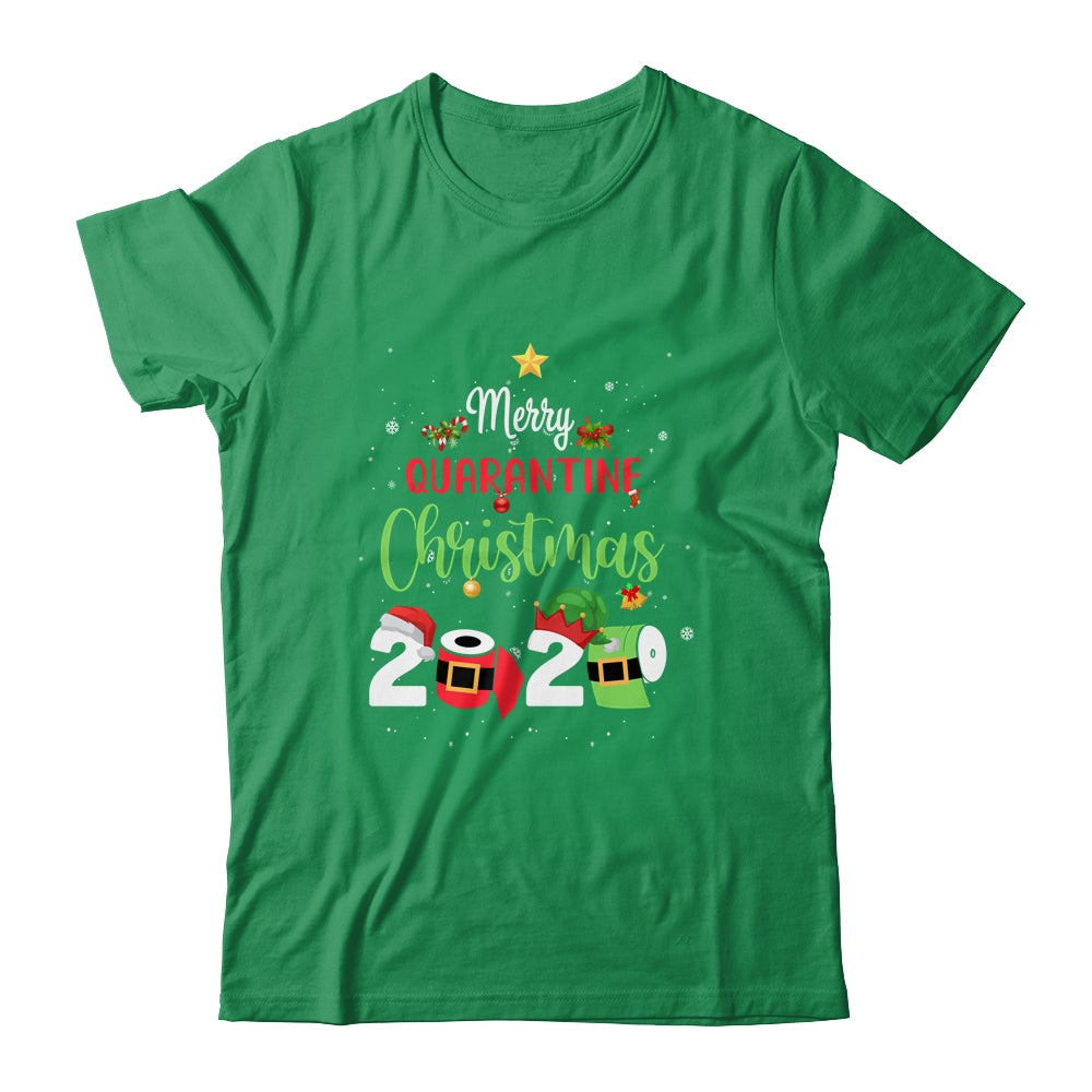 Merry Quarantine Christmas Pajamas Family Matching Xmas Gift Shirt & Sweatshirt | siriusteestore