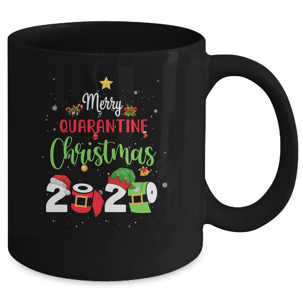 Merry Quarantine Christmas Pajamas Family Matching Xmas Gift Mug | siriusteestore