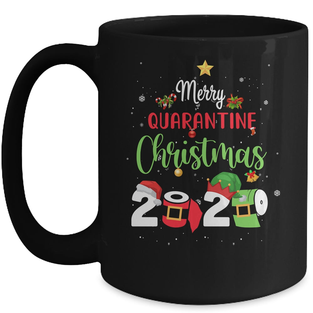 Merry Quarantine Christmas Pajamas Family Matching Xmas Gift Mug | siriusteestore