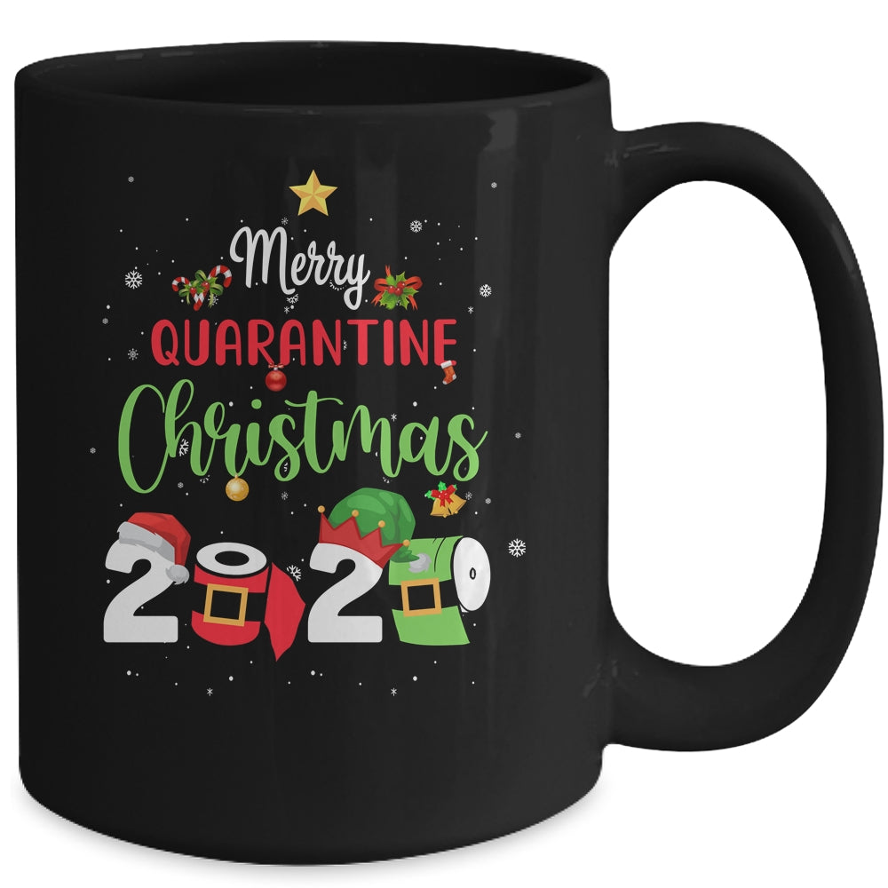 Merry Quarantine Christmas Pajamas Family Matching Xmas Gift Mug | siriusteestore