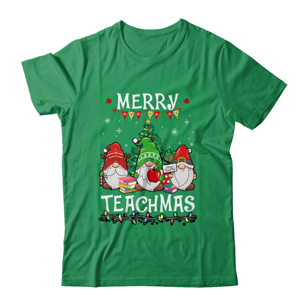 Merry Teachmas Christmas Funny Teacher Xmas Gnome Shirt & Sweatshirt | siriusteestore