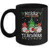 Merry Teachmas Christmas Funny Teacher Xmas Gnome Mug | siriusteestore