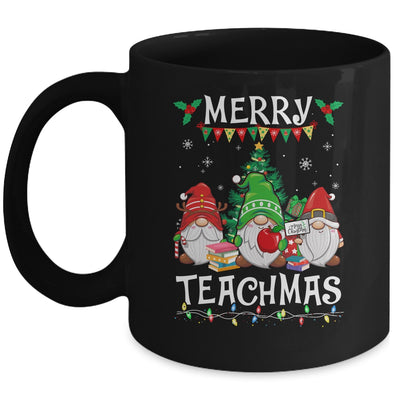 Merry Teachmas Christmas Funny Teacher Xmas Gnome Mug | siriusteestore