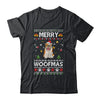Merry Woofmas Bulldog Santa Reindeer Ugly Christmas Sweater Shirt & Sweatshirt | siriusteestore