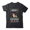 Merry Woofmas Corgi Santa Reindeer Ugly Christmas Sweater Shirt & Sweatshirt | siriusteestore