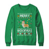 Merry Woofmas Corgi Santa Reindeer Ugly Christmas Sweater Shirt & Sweatshirt | siriusteestore