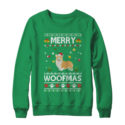Merry Woofmas Corgi Santa Reindeer Ugly Christmas Sweater Shirt & Sweatshirt | siriusteestore