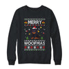 Merry Woofmas Dachshund Santa Reindeer Ugly Christmas Sweater Shirt & Sweatshirt | siriusteestore