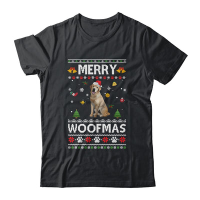 Merry Woofmas Golden Retriever Santa Reindeer Ugly Christmas Sweater Shirt & Sweatshirt | siriusteestore