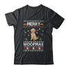 Merry Woofmas Labrador Santa Reindeer Ugly Christmas Sweater Shirt & Sweatshirt | siriusteestore