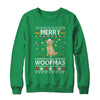 Merry Woofmas Labrador Santa Reindeer Ugly Christmas Sweater Shirt & Sweatshirt | siriusteestore