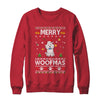 Merry Woofmas Poodle Santa Reindeer Ugly Christmas Sweater Shirt & Sweatshirt | siriusteestore