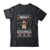 Merry Woofmas Pug Santa Reindeer Ugly Christmas Sweater Shirt & Sweatshirt | siriusteestore