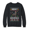 Merry Woofmas Rottweiler Santa Reindeer Ugly Christmas Sweater Shirt & Sweatshirt | siriusteestore