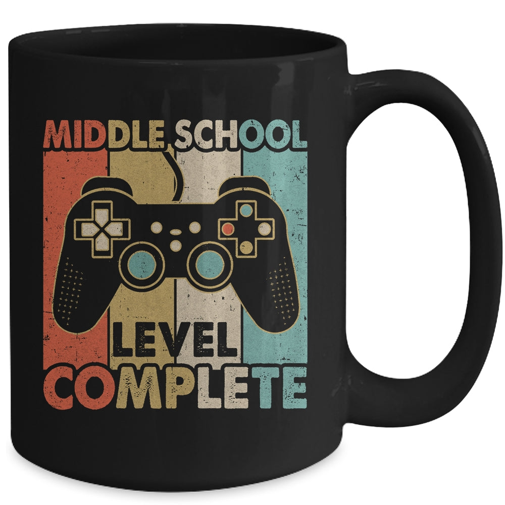 Middle School Graduation Level Complete Video Games Boys Mug | siriusteestore