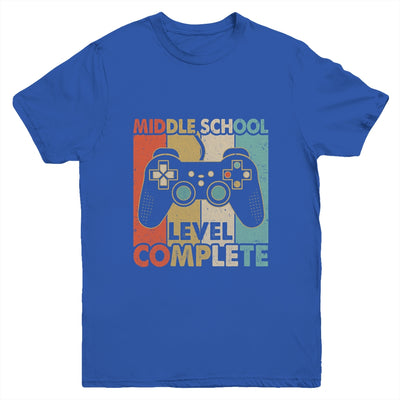 Middle School Graduation Level Complete Video Games Boys Youth Shirt | siriusteestore