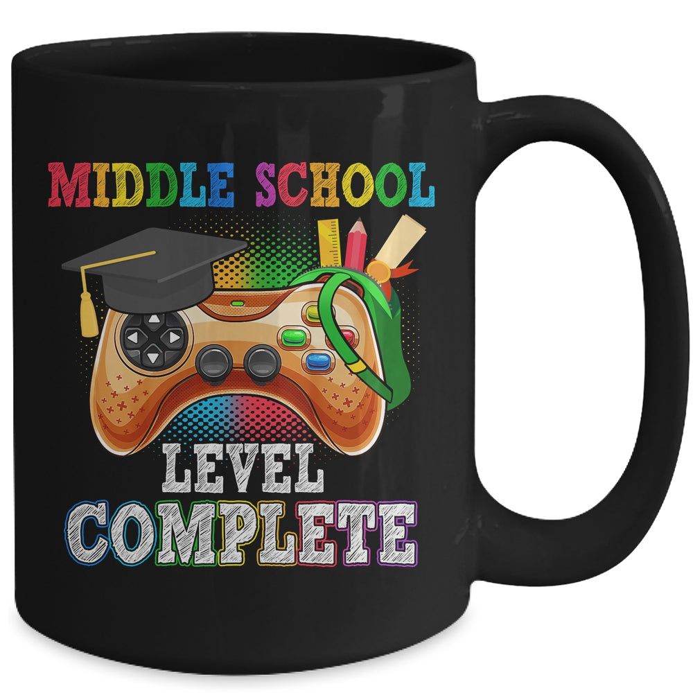 Middle School Level Complete Last Day Of School Graduation Mug | siriusteestore