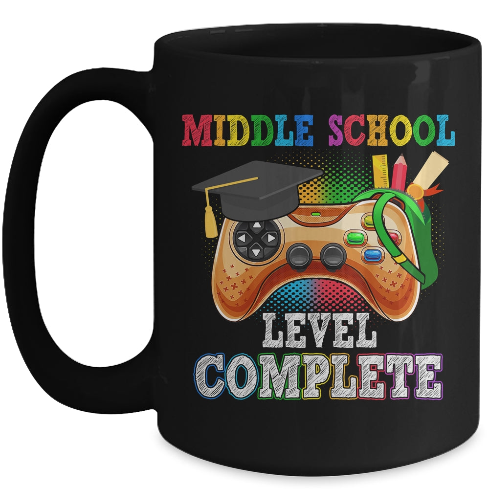 Middle School Level Complete Last Day Of School Graduation Mug | siriusteestore
