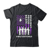 Military Kids Adult Purple US Flag Month Military Child Shirt & Hoodie | siriusteestore