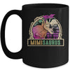 Mimi Saurus Mimisaurus T Rex Dinosaur Family Matching Mug | siriusteestore