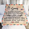 Personalized Granny Blanket From Grandkids We Hugged This Blanket Mail Letter Granny Birthday Mothers Day Christmas Customized Fleece Blanket