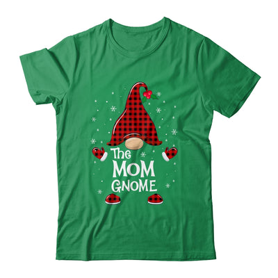Mom Gnome Buffalo Plaid Matching Christmas Pajama Gift Shirt & Sweatshirt | siriusteestore