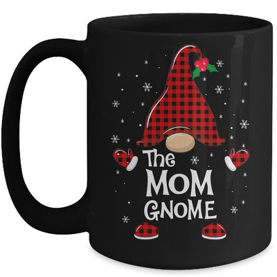 Mom Gnome Buffalo Plaid Matching Christmas Pajama Gift Mug | siriusteestore