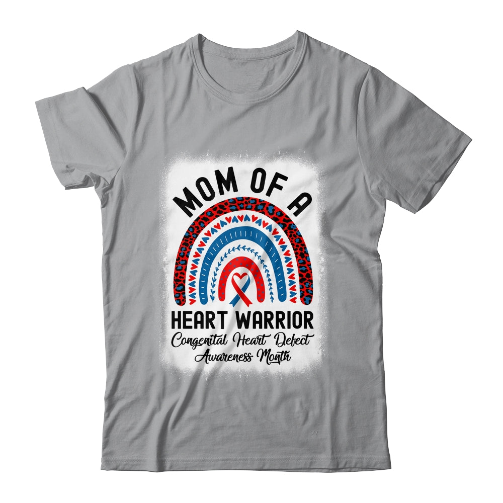 Mom Of A Warrior CHD Congenital Heart Defect Awareness Month Shirt & Hoodie | siriusteestore
