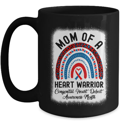 Mom Of A Warrior CHD Congenital Heart Defect Awareness Month Mug | siriusteestore