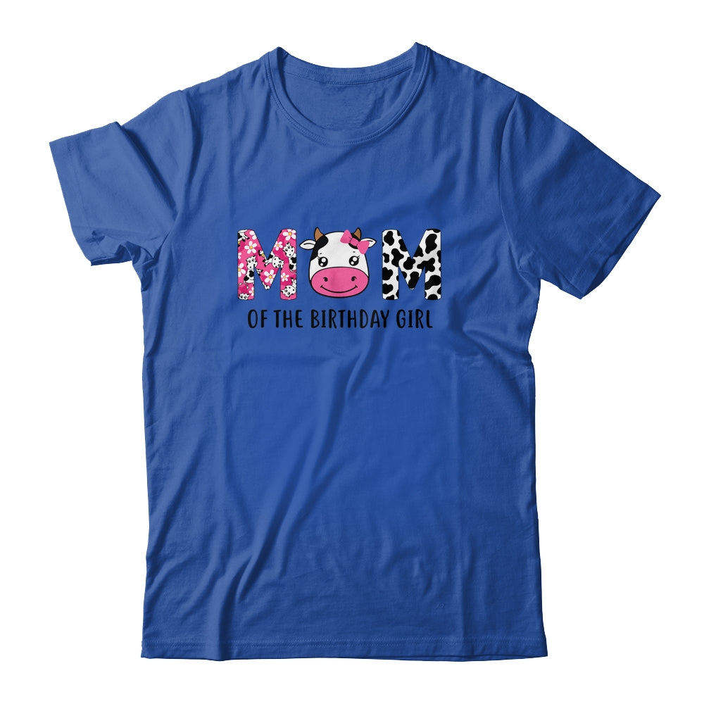Mom Of The Birthday For Girl Cow Farm Birthday Cow Mommy 1St Shirt & Hoodie | siriusteestore