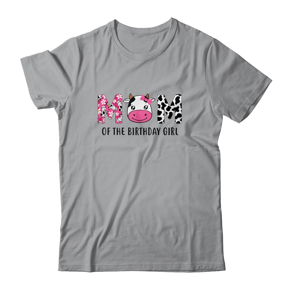 Mom Of The Birthday For Girl Cow Farm Birthday Cow Mommy 1St Shirt & Hoodie | siriusteestore