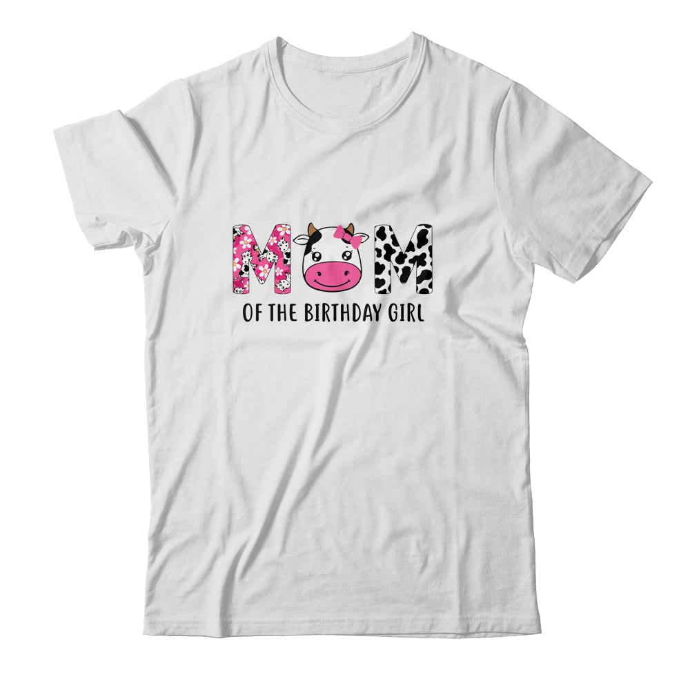 Mom Of The Birthday For Girl Cow Farm Birthday Cow Mommy 1St Shirt & Hoodie | siriusteestore