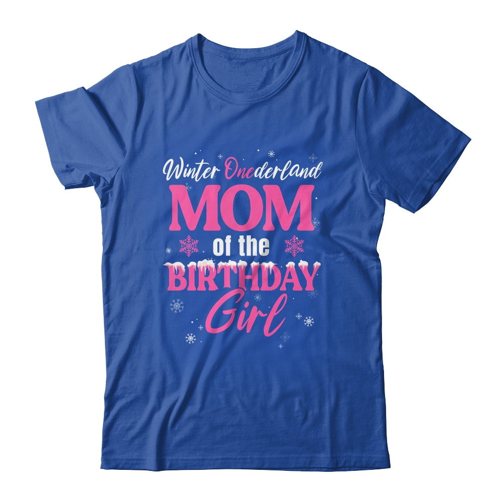 Mom Of The Birthday For Girl Winter Onederland Family Shirt & Hoodie | siriusteestore