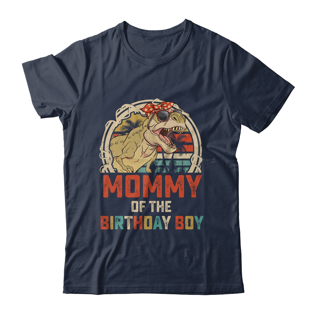 Mommy Dinosaur Of The Birthday Boy Matching Family Shirt & Hoodie | siriusteestore