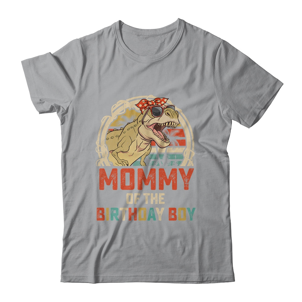 Mommy Dinosaur Of The Birthday Boy Matching Family Shirt & Hoodie | siriusteestore