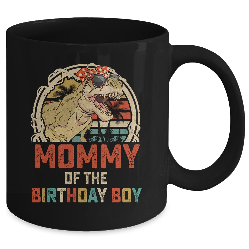 Mommy Dinosaur Of The Birthday Boy Matching Family Mug | siriusteestore