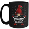 Mommy Gnome Buffalo Plaid Matching Christmas Pajama Gift Mug | siriusteestore