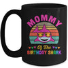 Mommy Of The Shark Birthday Mom Matching Family Mug | siriusteestore