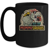 Mommysaurus T Rex Dinosaur Mommy Saurus Family Matching Mug | siriusteestore