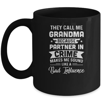 Mothers Day They Call Me Grandma Because Partner In Crime Mug | siriusteestore
